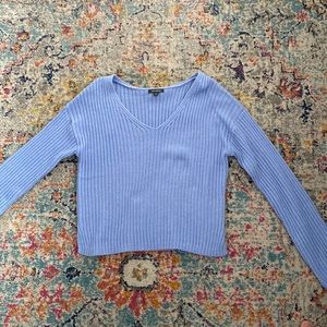 Ribbed size small lightweight, cropped sweater